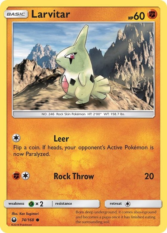 Larvitar - Reverse Holo