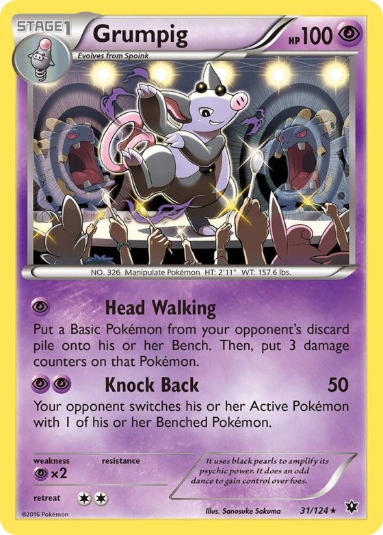 Grumpig - Reverse Holo