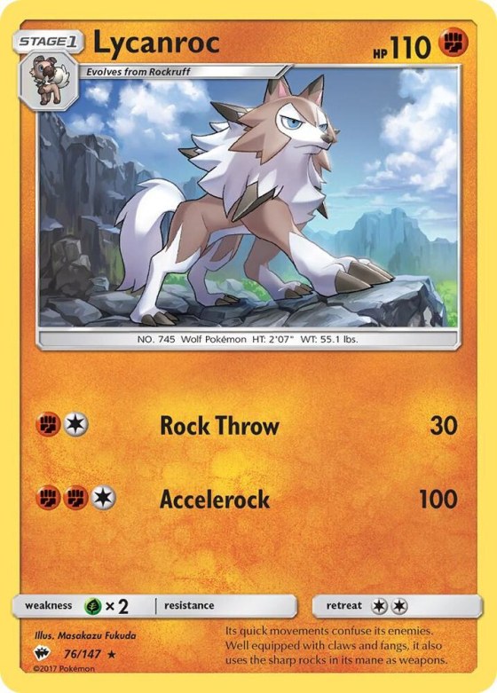 Lycanroc (76) - Reverse Holo