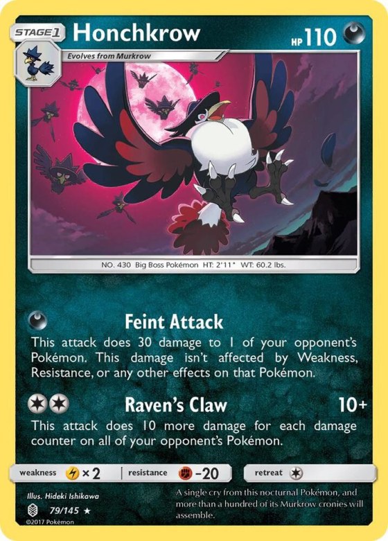 Honchkrow - Reverse Holo