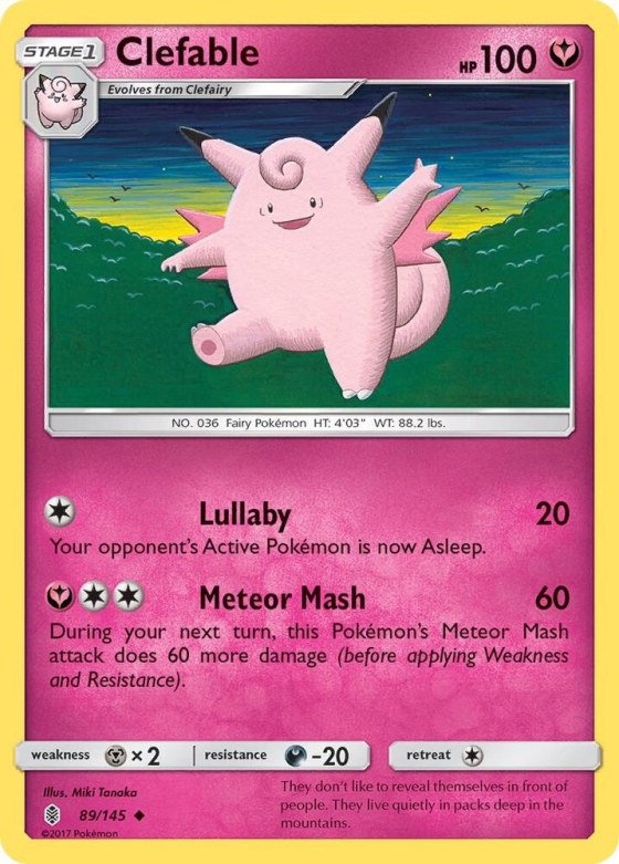 Clefable - Reverse Holo