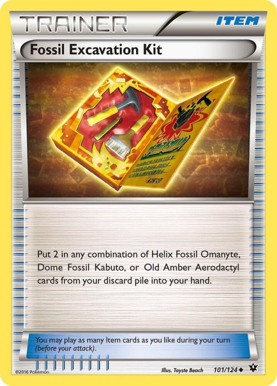 Fossil Excavation Kit - Reverse Holo