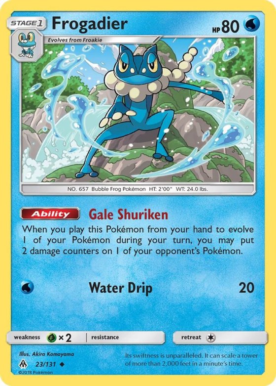 Frogadier - Reverse Holo