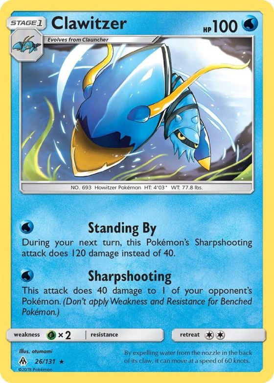 Clawitzer - Reverse Holo