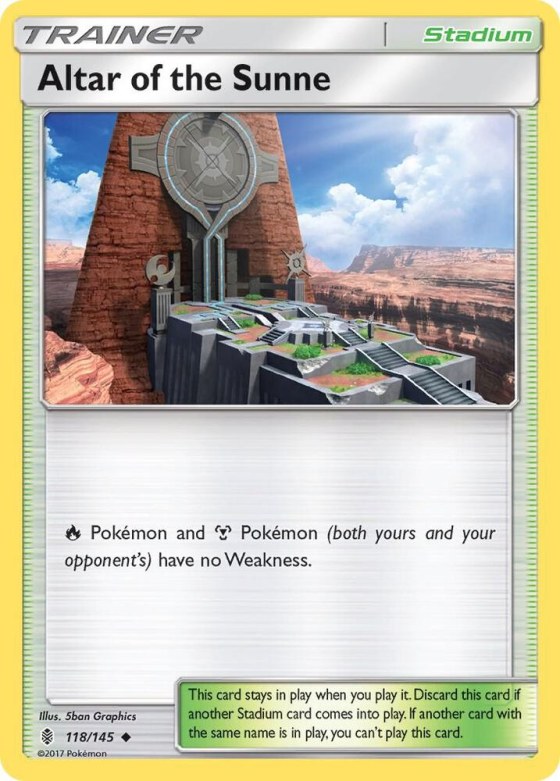 Altar of the Sunne - Reverse Holo