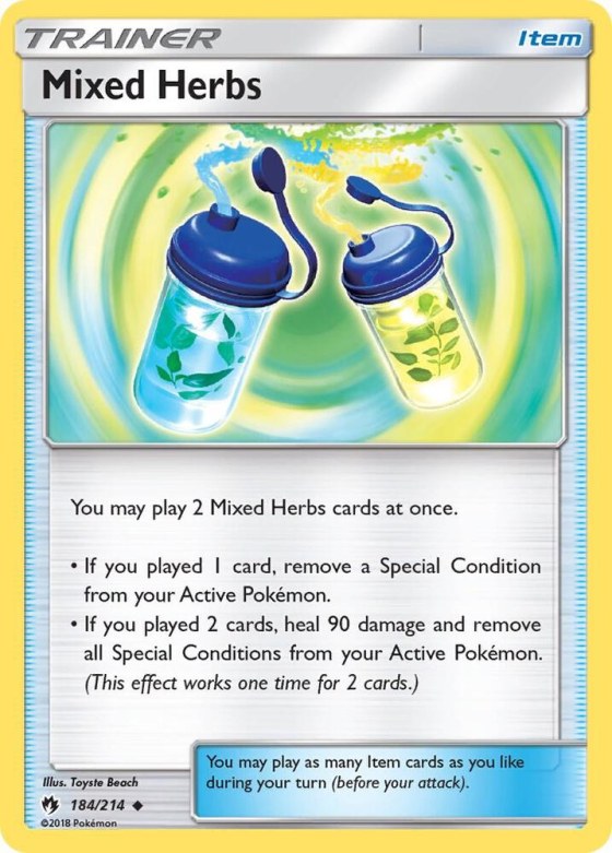Mixed Herbs - Reverse Holo