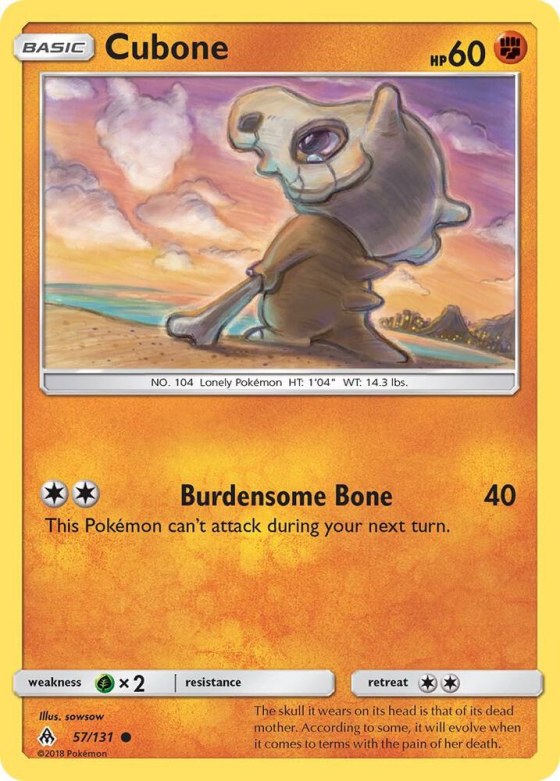 Cubone - Reverse Holo