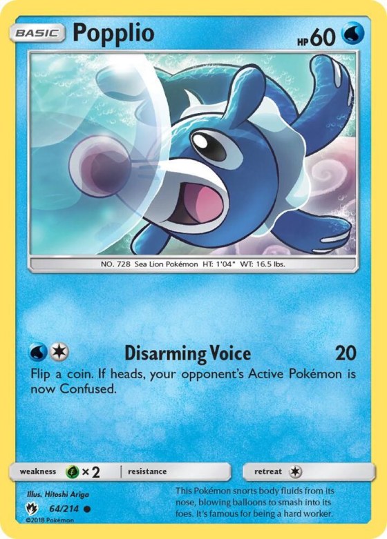 Popplio (64) - Reverse Holo