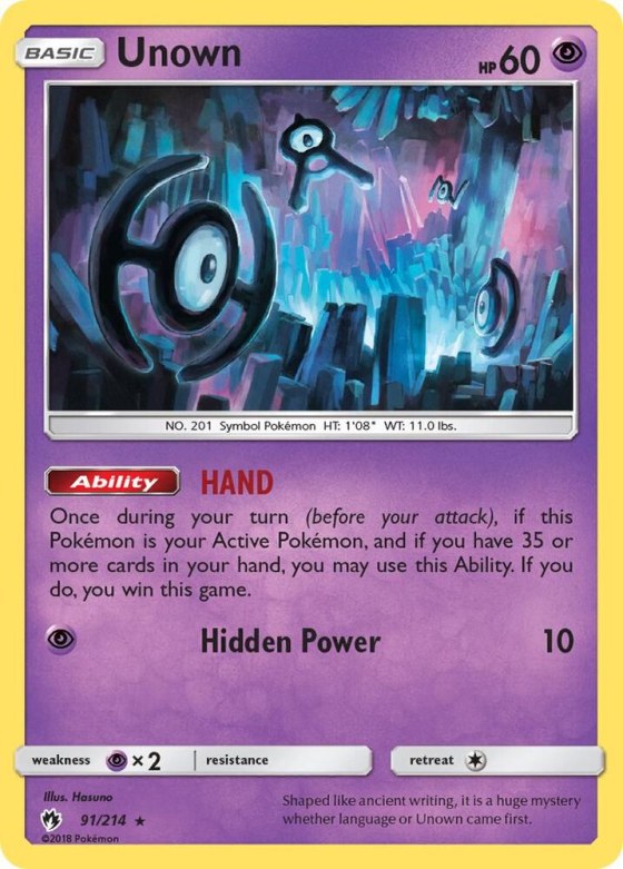 Unown (91) - Reverse Holo