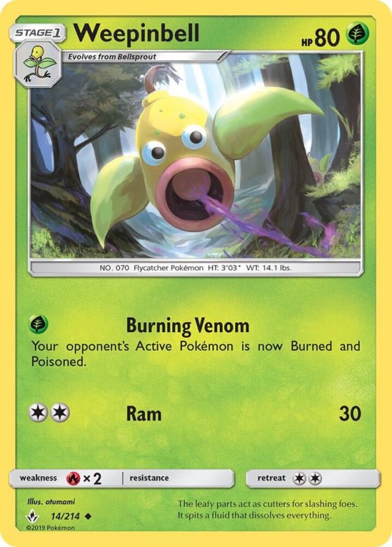 Weepinbell - Reverse Holo
