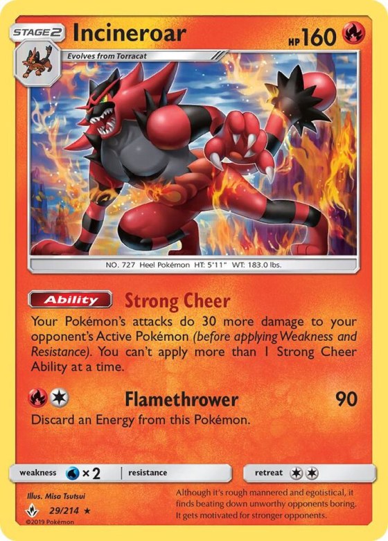 Incineroar - Reverse Holo