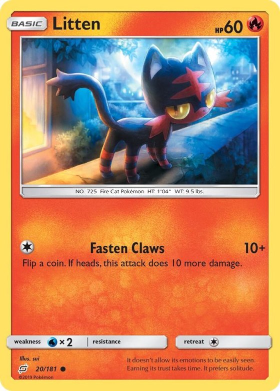Litten - Reverse Holo