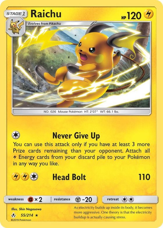 Raichu - Reverse Holo