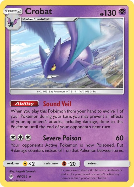 Crobat - Reverse Holo