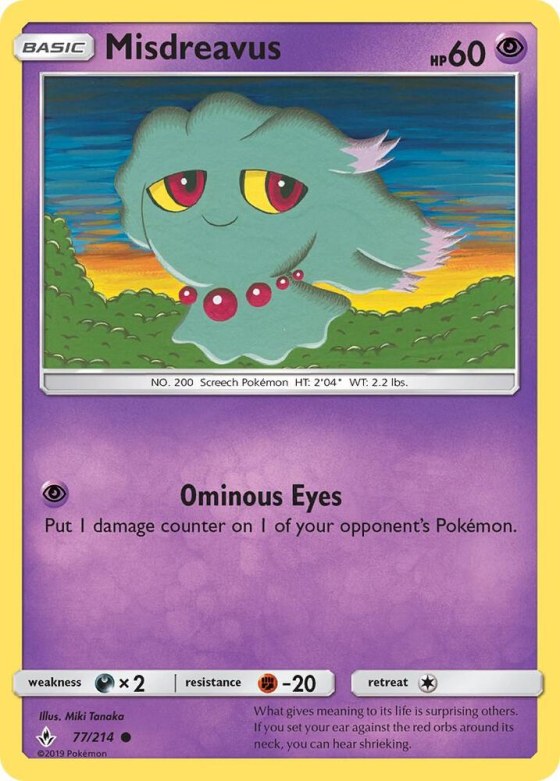 Misdreavus - Reverse Holo