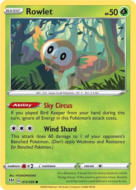 Rowlet - Reverse Holo