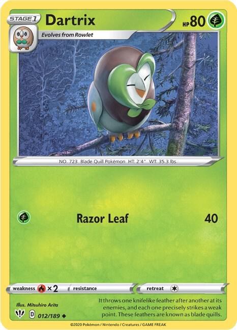 Dartrix - Reverse Holo