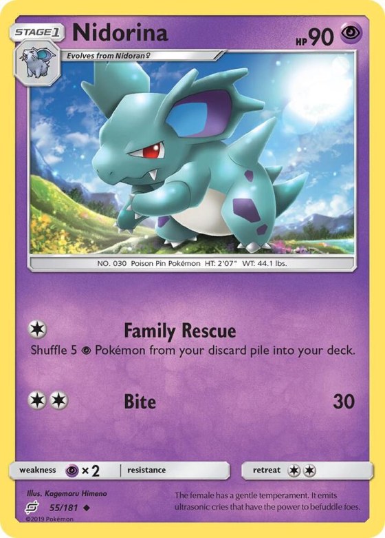 Nidorina - Reverse Holo