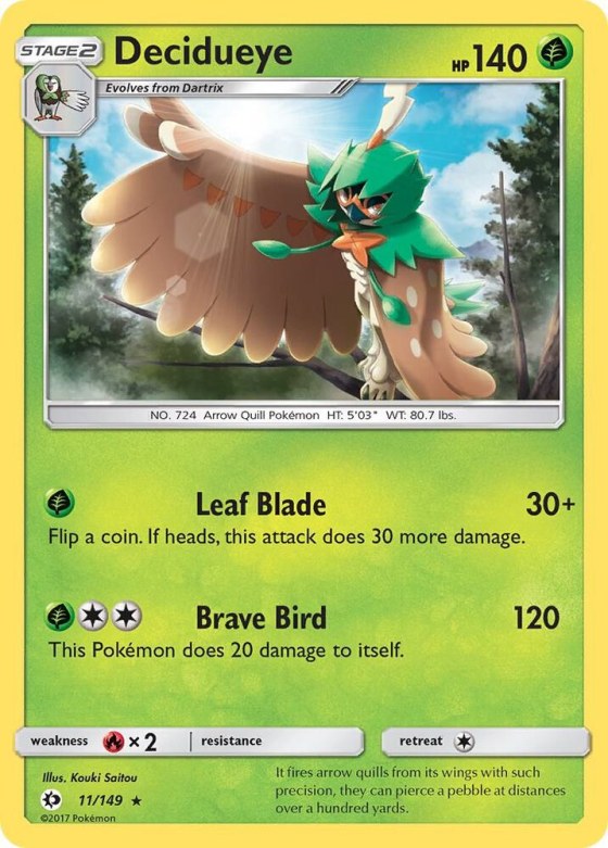 Decidueye - Reverse Holo