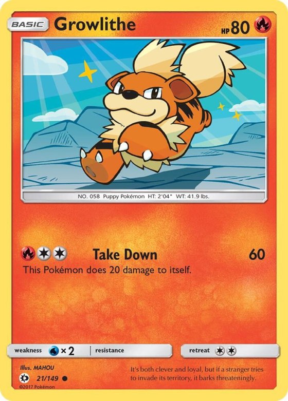 Growlithe - Reverse Holo