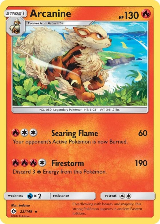 Arcanine - Reverse Holo