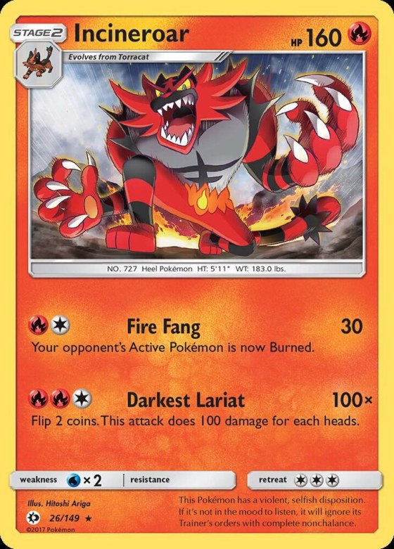 Incineroar - Reverse Holo