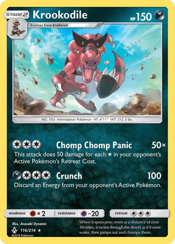 Krookodile - Reverse Holo