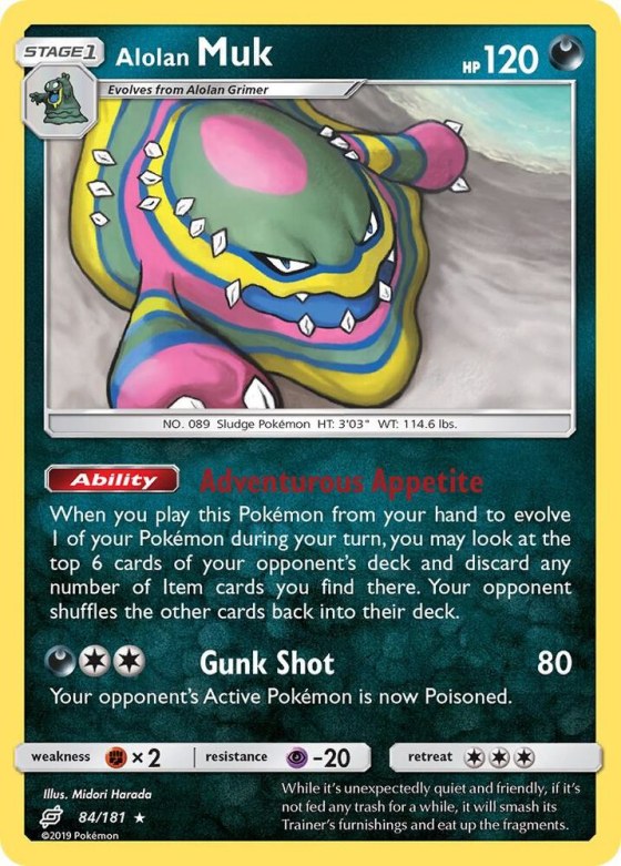 Alolan Muk - Reverse Holo