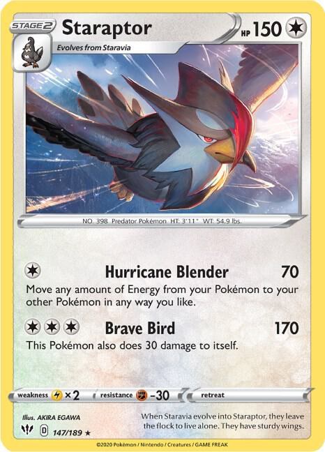 Staraptor - Reverse Holo