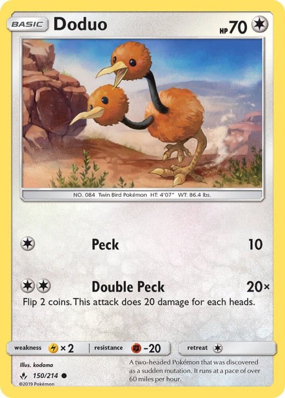 Doduo - Reverse Holo