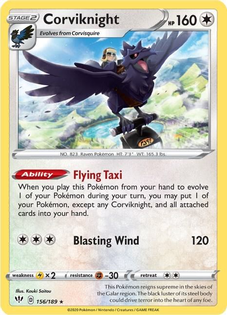 Corviknight - Reverse Holo