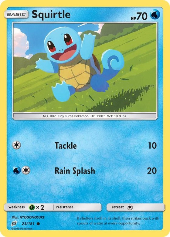 Squirtle (23) - Reverse Holo