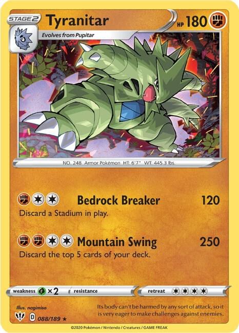 Tyranitar - Reverse Holo