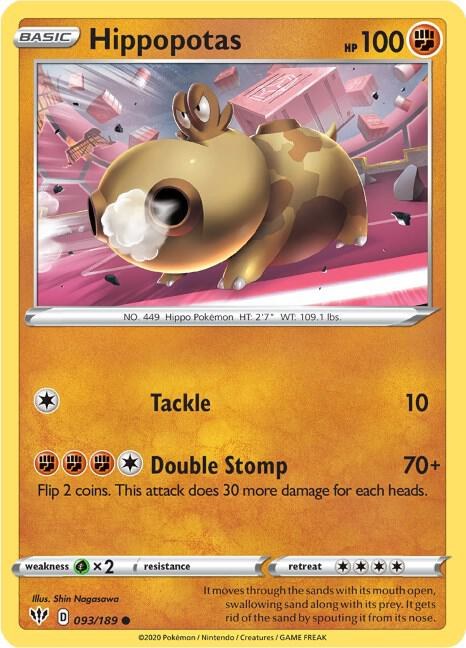 Hippopotas - Reverse Holo