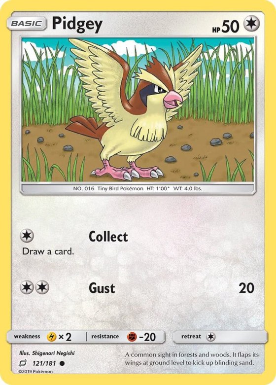 Pidgey (121) - Reverse Holo