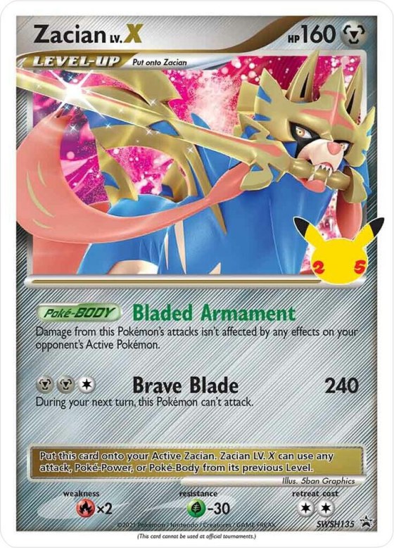 Zacian LV. X