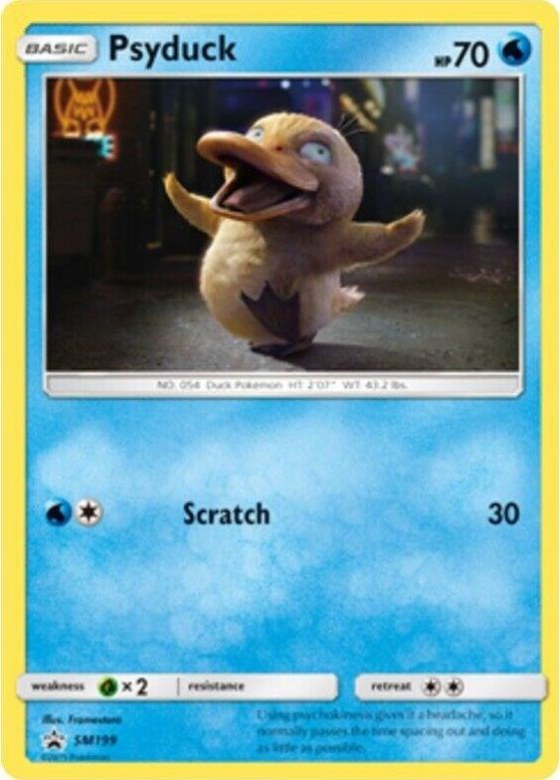 Psyduck - Detective Pikachu Stamped