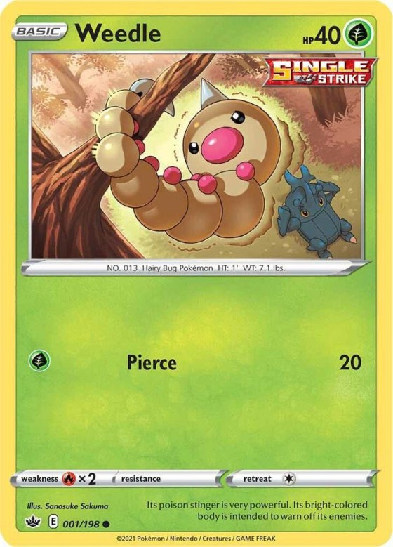 Weedle - Reverse Holo