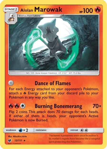 Alolan Marowak - Reverse Holo