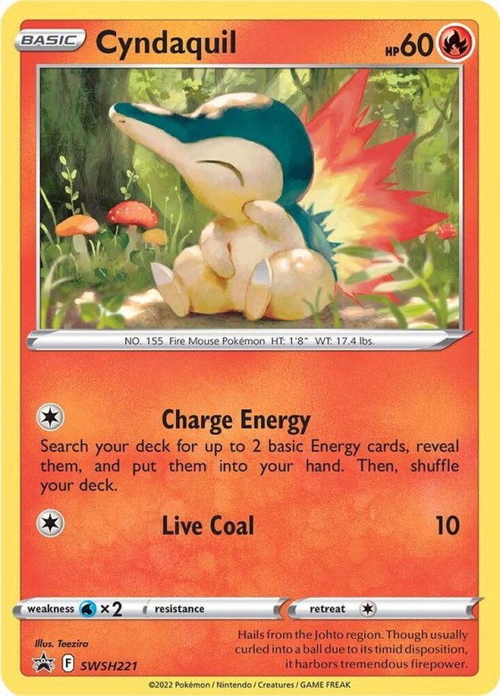 Cyndaquil - Cosmos Holo