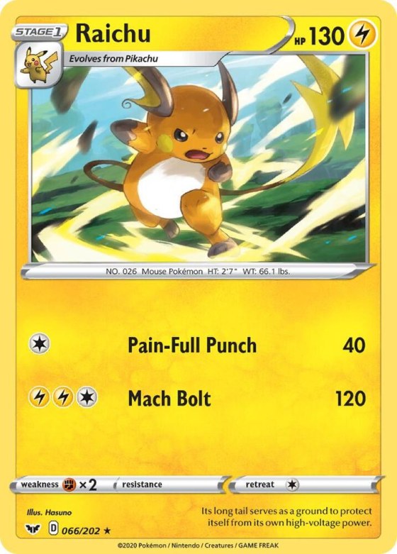 Raichu - Reverse Holo
