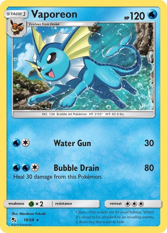 Vaporeon - Reverse Holo