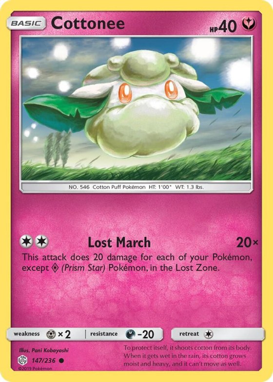 Cottonee - Reverse Holo