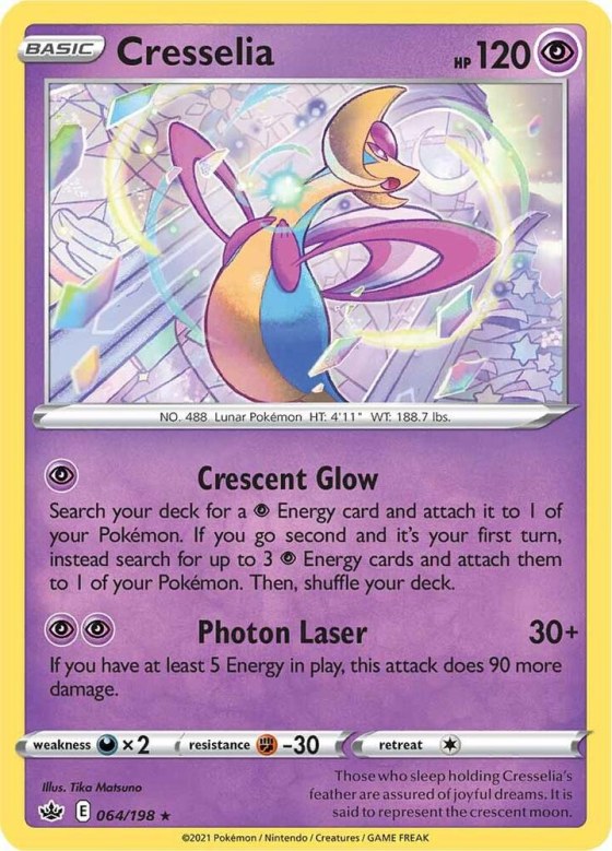 Cresselia - Reverse Holo