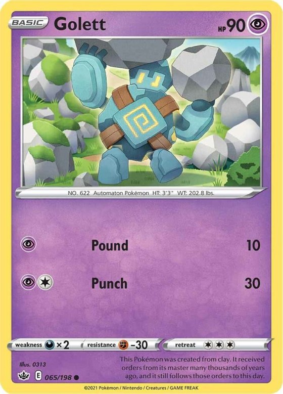 Golett - Reverse Holo