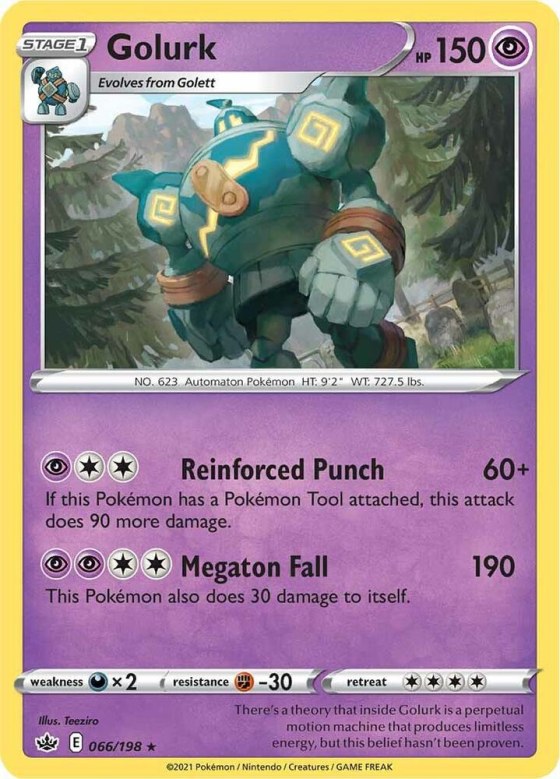 Golurk - Reverse Holo