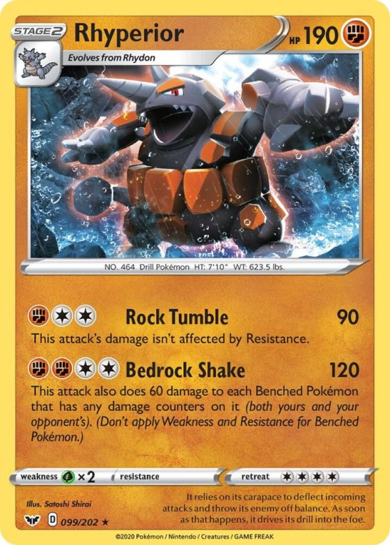 Rhyperior - Reverse Holo