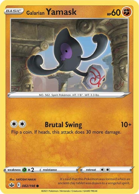 Galarian Yamask - Reverse Holo