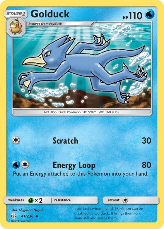 Golduck - Reverse Holo