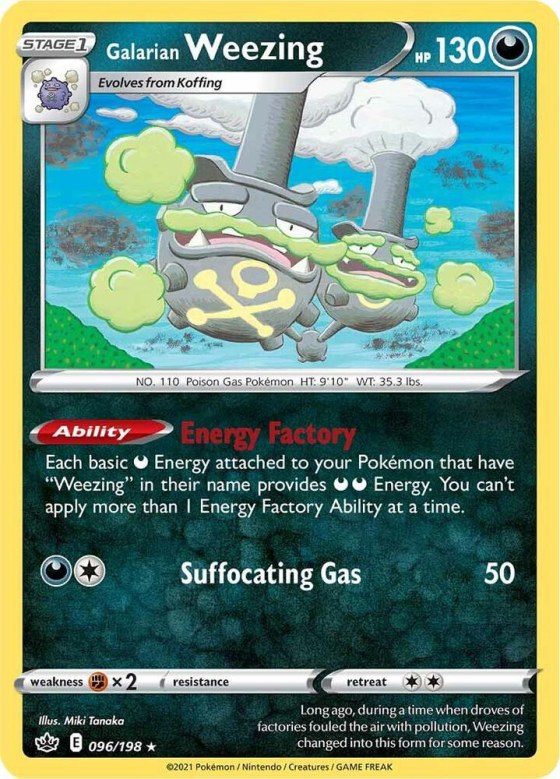 Galarian Weezing - Reverse Holo